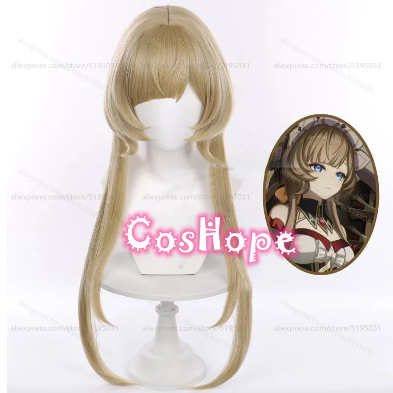 

Парик для косплея Marionette Sandrone, длинный парик 70 см, аниме, термостойкие синтетические парики для Хэллоуина, карнавальный костюм для вечеринки