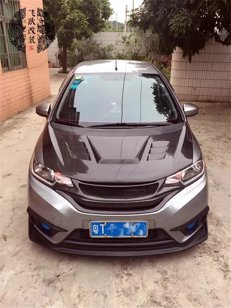 مناسبة لشبكة مصبغة غير قياسية معدلة من ألياف الكربون Fit GK5 من الجيل الثالث من Honda مع قناع شبح