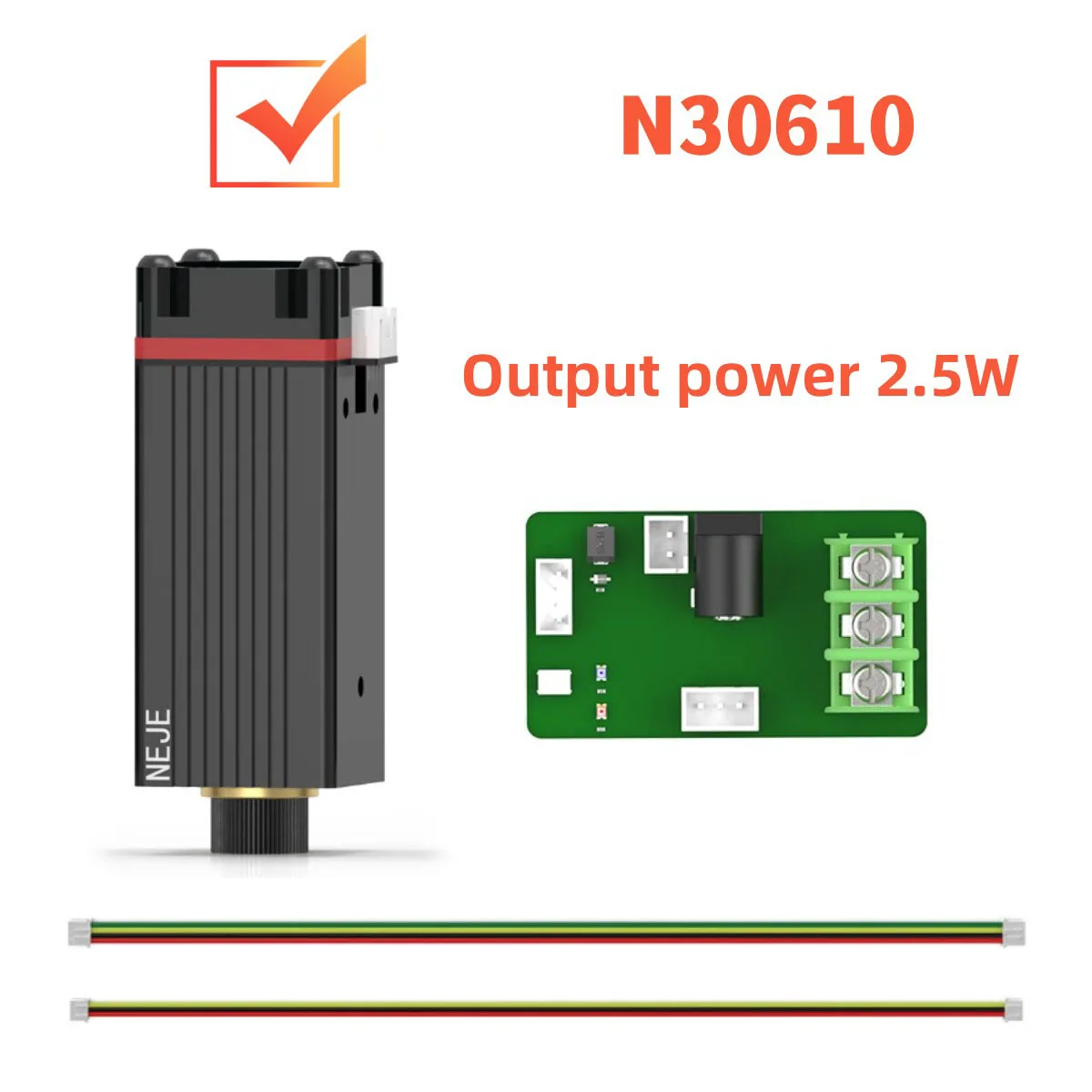 Ferramenta de corte a laser N30820/E80/A40630/A40640 Módulo laser 20-120W Módulo laser profissional, tecnologia de ponto de pressão