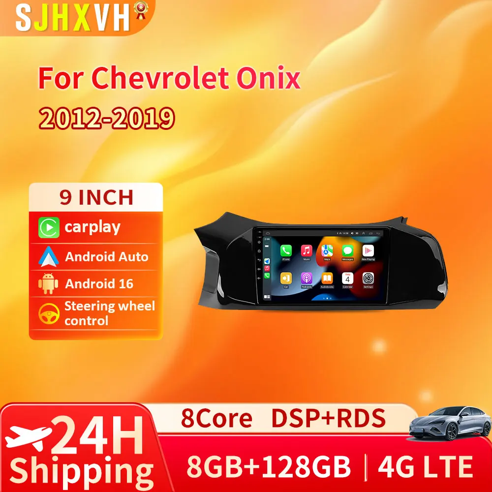 

2 Din Android Car Radio For Chevrolet Onix 2012 - 2014 2015 2016 2016- 2019 WIFI GPS CarPlay Auto 2din Multimedia Player