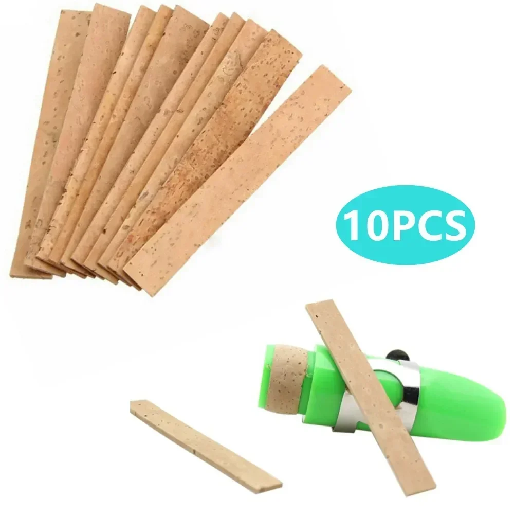 10pcs Clarinet Cork Bb Joint Corks Sheets For Instruments 81*11*2mm Great Neck Cork For Clarinet Hot Sale 2024