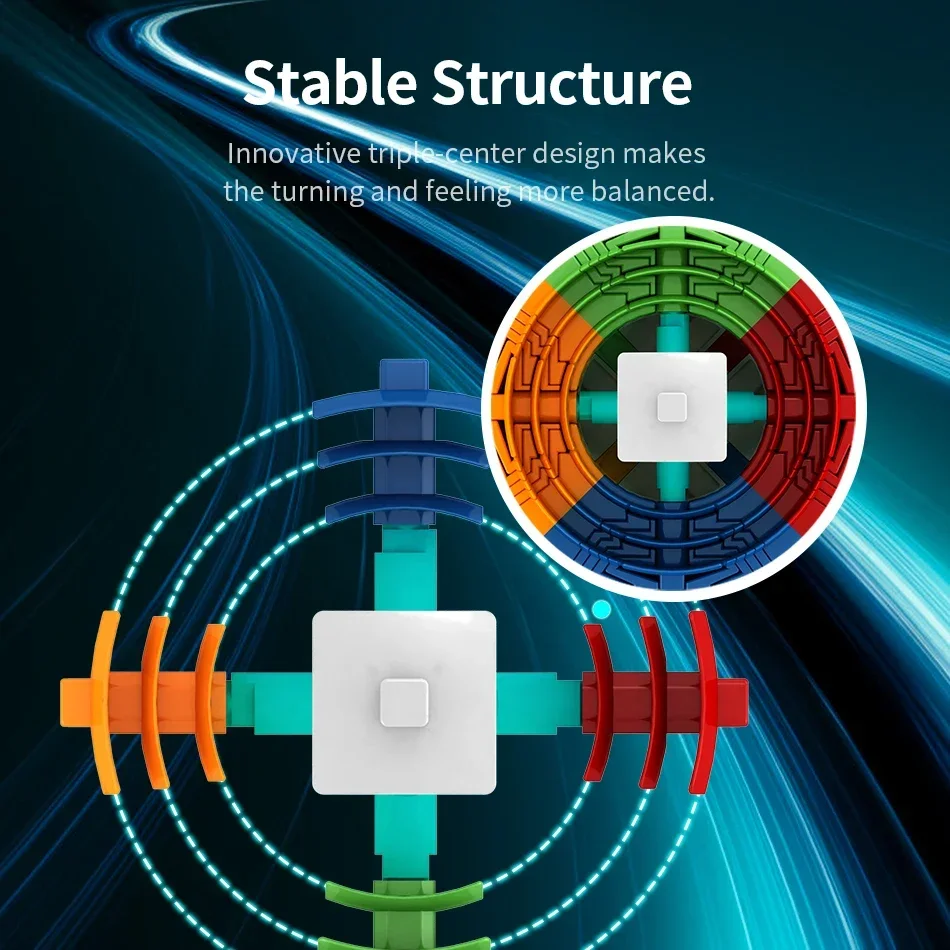 [ECube] MoYu MeiLong 11x11x11 Magic Cube Stickerless Plastic 11 Layer Speed Puzzle Brain Teaser Toy for Classroom