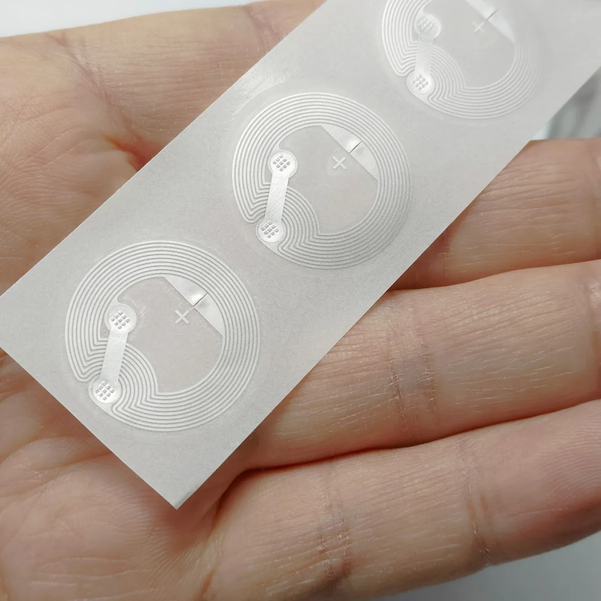 15/25Pcs NTAG 213 NFC Wet Tags Stickers Protocol Universal Label RFID Tags Changeable Re-Writtable Round Copy Transparent Label