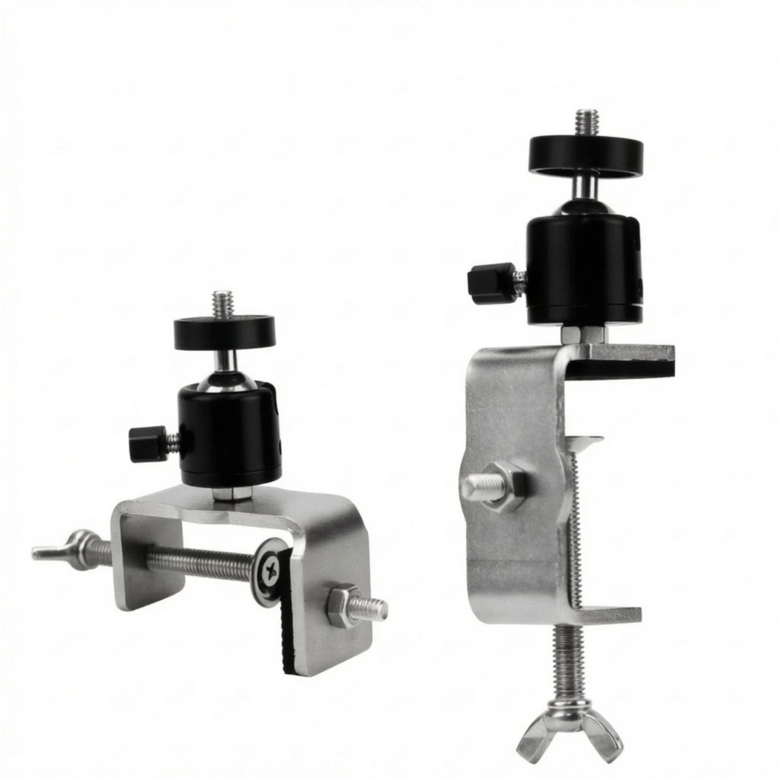 Fishing Light Bracket Compact Clamp-on Bracket with Ball Joint Light Mount Clamp Long-Lasting Lamp Holder Secure