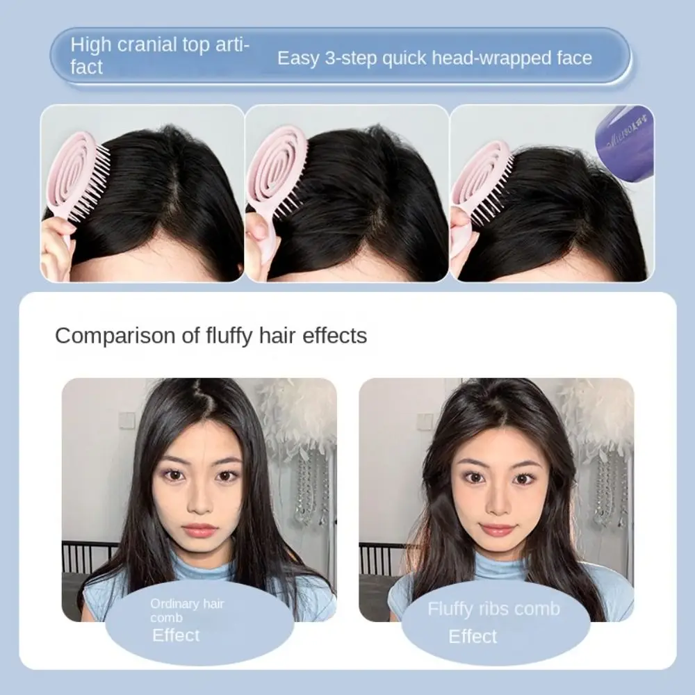 Macaron Air Cushion Comb Hanging Hole Dual Use Solid Color Hair Brush 360° Massage Wide Tooth Scalp Massage Comb