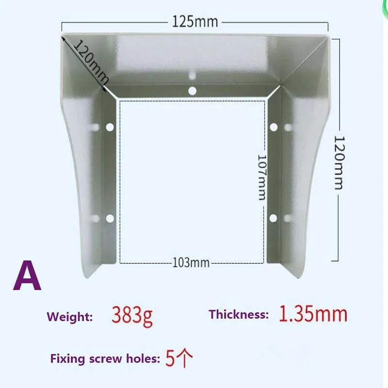Outdoor Stainless Steel Rain Waterproof  Anti-collision Protection Cover RFID Access Control Machine System Reader Doorbell