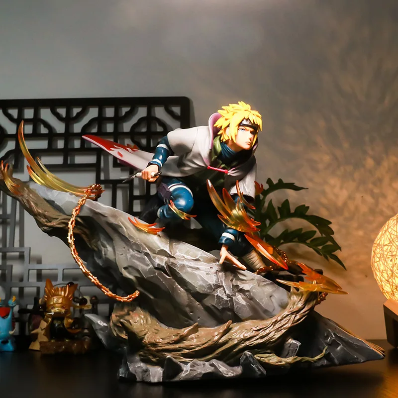 Аниме периферийная статуя Наруто GK Gargoyles Namikaze Minato удзумаки Наруто ПВХ экшн-фигурка Коллекционная модель игрушка в коробке