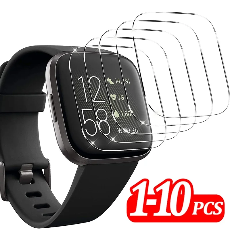 For Fitbit Versa /Versa 2 /Lite Smart Watch Tempered Glass Anti-scratch Protection Film HD Clear Screen Protector for Versa Lite