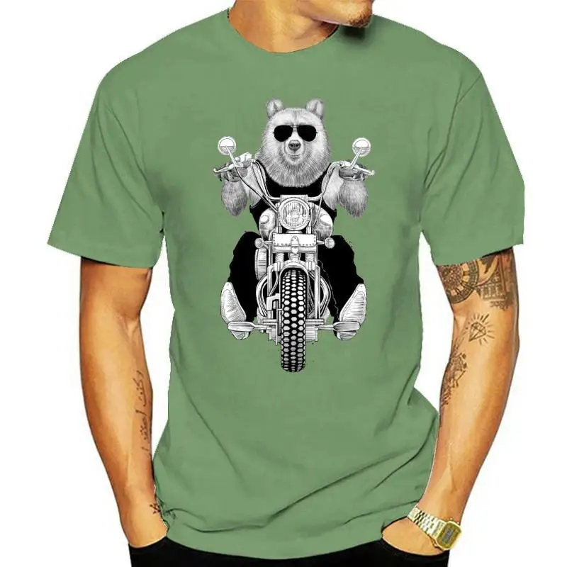 new Men short sleeve t-shirt Carefree Bear Black and White Artsy t shirt Unisex tees tops harajuku streetwear