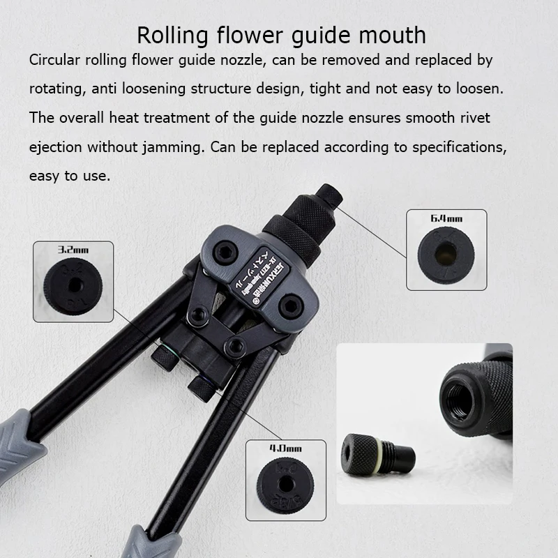 Пистолет для заклепок с сердечником, бытовой трудосберегающий пистолет с выдвижной крышкой, отвертка для гвоздей, ручной пистолет для гвоздей с тремя когтями и двойной ручкой