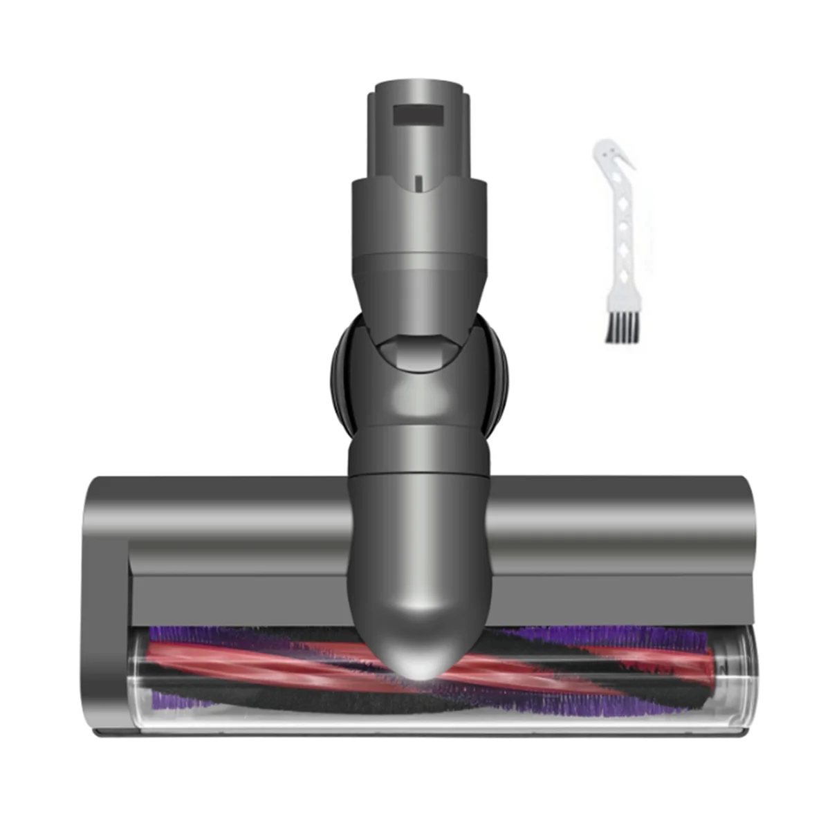 สิ่งที่แนบมากับสูญญากาศ BISM1 สําหรับเครื่องดูดฝุ่น Dyson V6 Series สิ่งที่แนบมาพื้นไม้เนื้อแข็ง การเปลี่ยนหัวแปรงลูกกลิ้งแบบนุ่ม