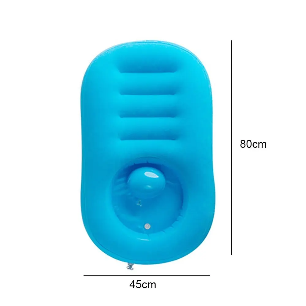 80cm Portable Inflatable Baby Bath Tub Newborn Inflatable Bathtub Baby Bath Seat Babies Bathing Wash Hair Ass Basin Baby Care #C