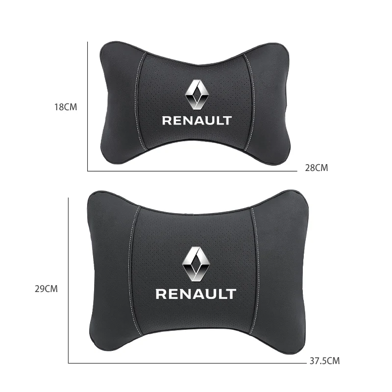 For Renault Clio Megane Logan Duster Sandero Captur Sport Fluence Kadjar RS Car seat backrest cushion driver waist cushion tool