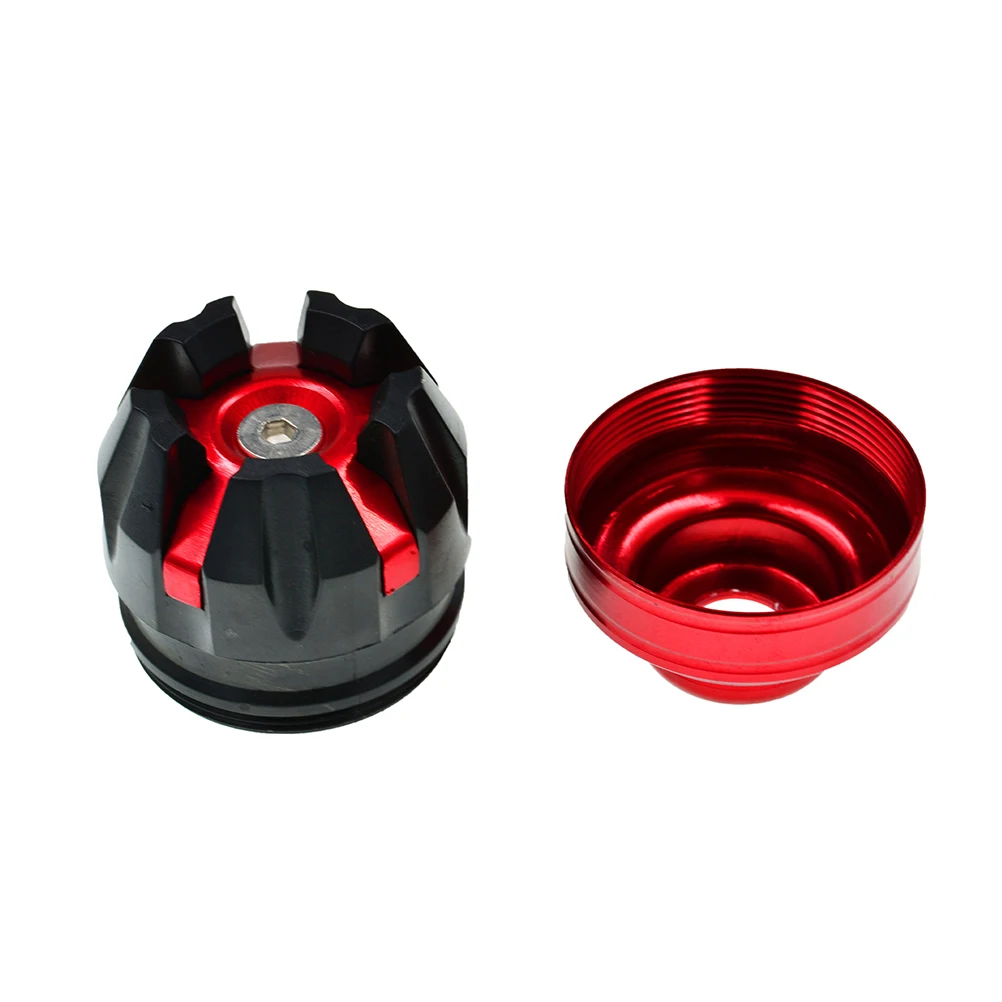 

2pcs Front Fork Cups Aluminum Alloy Shock Absorber Pad Wheel Protector Crash Sliders Motorcycle Accessory Durable