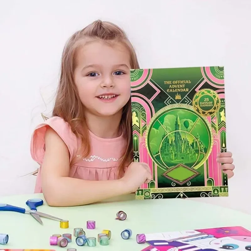 تقويم القدوم الشريرة 2024 عيد الميلاد تقويم القدوم الشريرة هدية السنة الجديدة العد التنازلي 25 يومًا من مقتنيات الساحرة السيئة السحرية