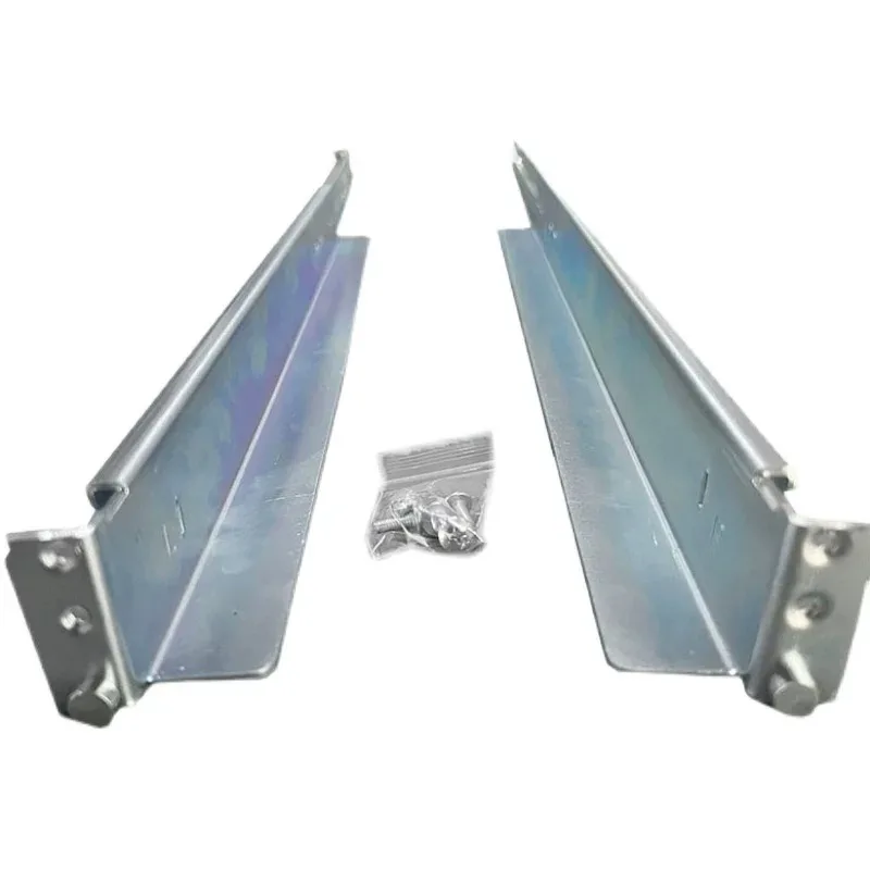 1U 2U 3U 4U Server Rack Cabinet L Type Baffle Universal Guide Rail Bracket Pallet Slide Compatible with Storage Chassis