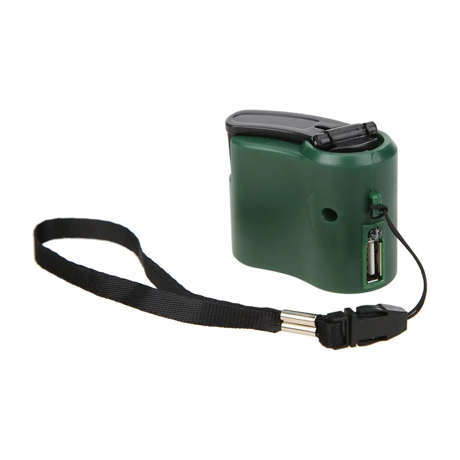 Emergency Hand Crank Generator Portable USB Charging Station Survival Tool with Flashlight for Outdoor Activities