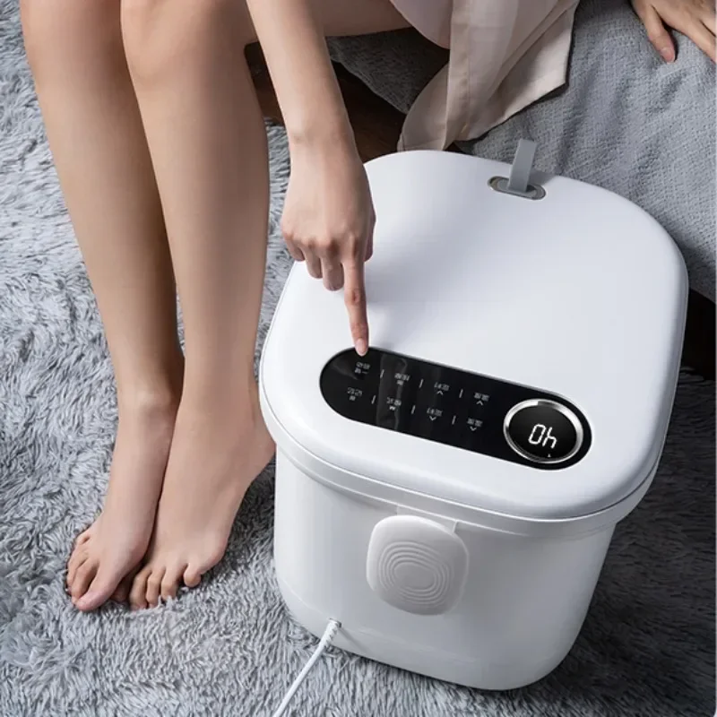 Foot Bath Electric Automatic Spa Pedicure Foot Tub Heat Foot Bath Bucket Thermostatic High Depth Footbath Machine Electric Bath