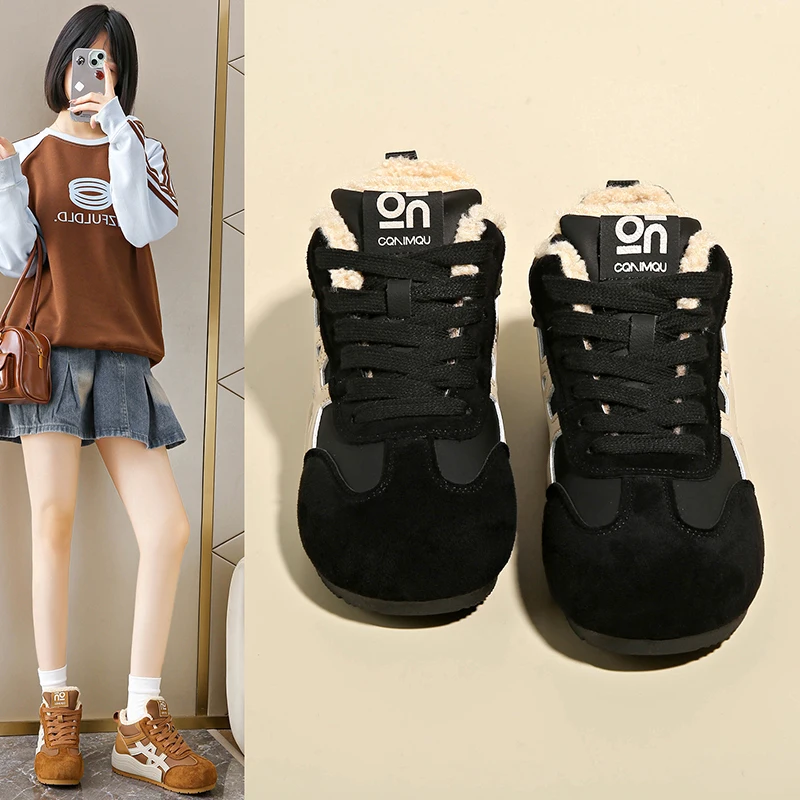 Cotton Shoes With F…