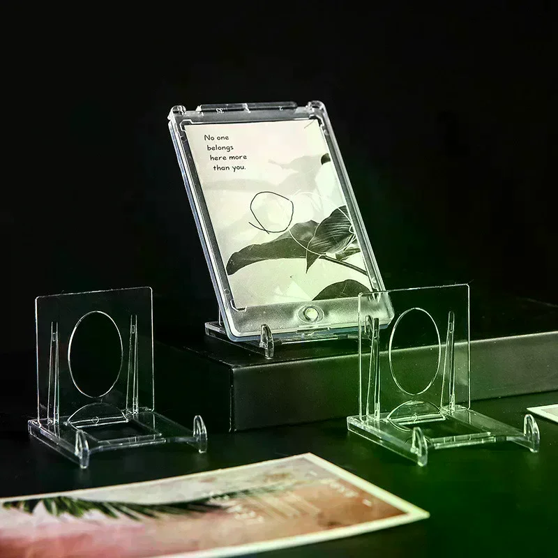 10/20PCS Mini Display Stand Clear Acrylic Display Easels Adjustable Plate Holder Stand Picture Frames Rack Wedding Home Decor