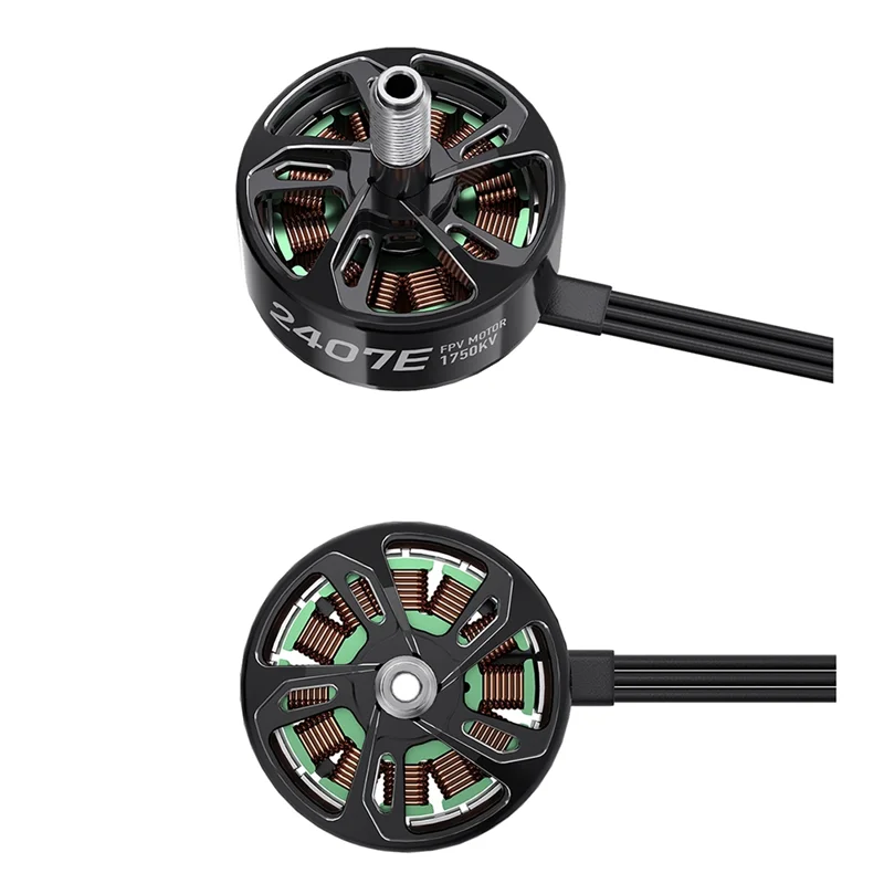 ABKI-SPEEDX2 2407E Motor 1750KV Alto Torque Baixa Potência Uso Para 5-6 Polegadas Corrida FPV Quads Racing RC Drone Multicopter