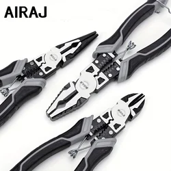 AIRAJ Multifunctional Universal Wire Cutters Pliers Professional Electrician Anti Slip Durable Repair Hardware Tools