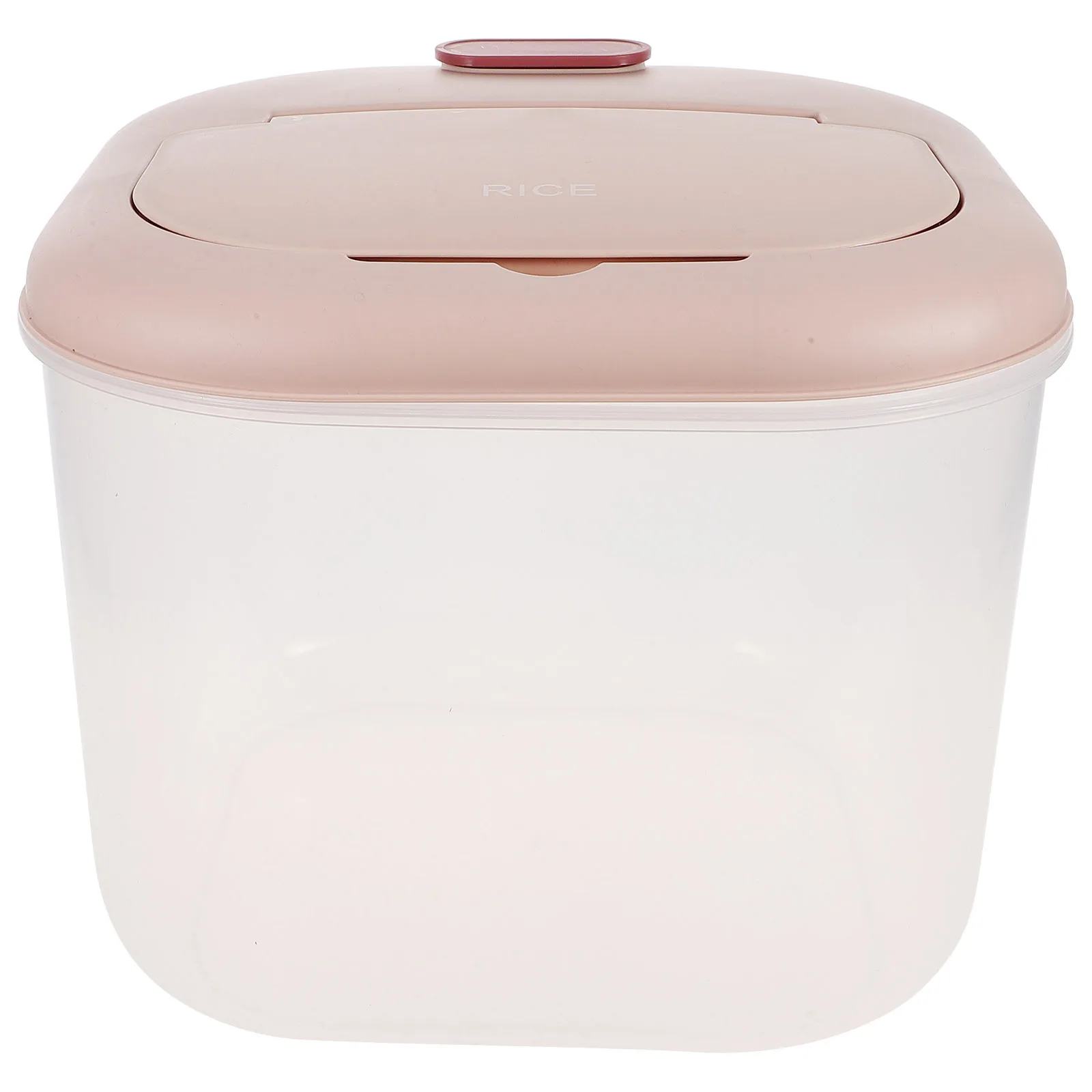 

Sealed Rice Container Airtight Storage Bucket Large Capacity Grain Barrel Pantry Transparent Design PP Material