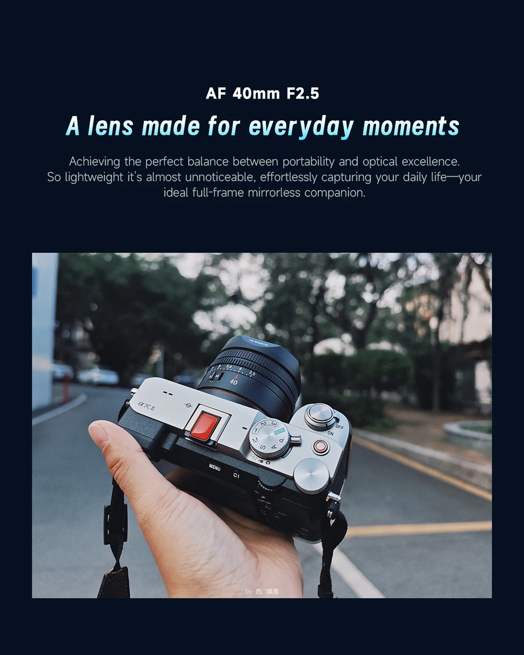 7artisans 40mm F2.5 Full Frame Lens for Sony E-mount