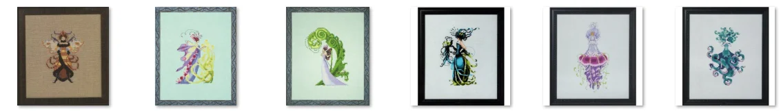 Good  NC 318 Magnolia Fairy 25-31  Counted Cross Stitch Kit Cross Stitch Set Cotton Embroidery Kits