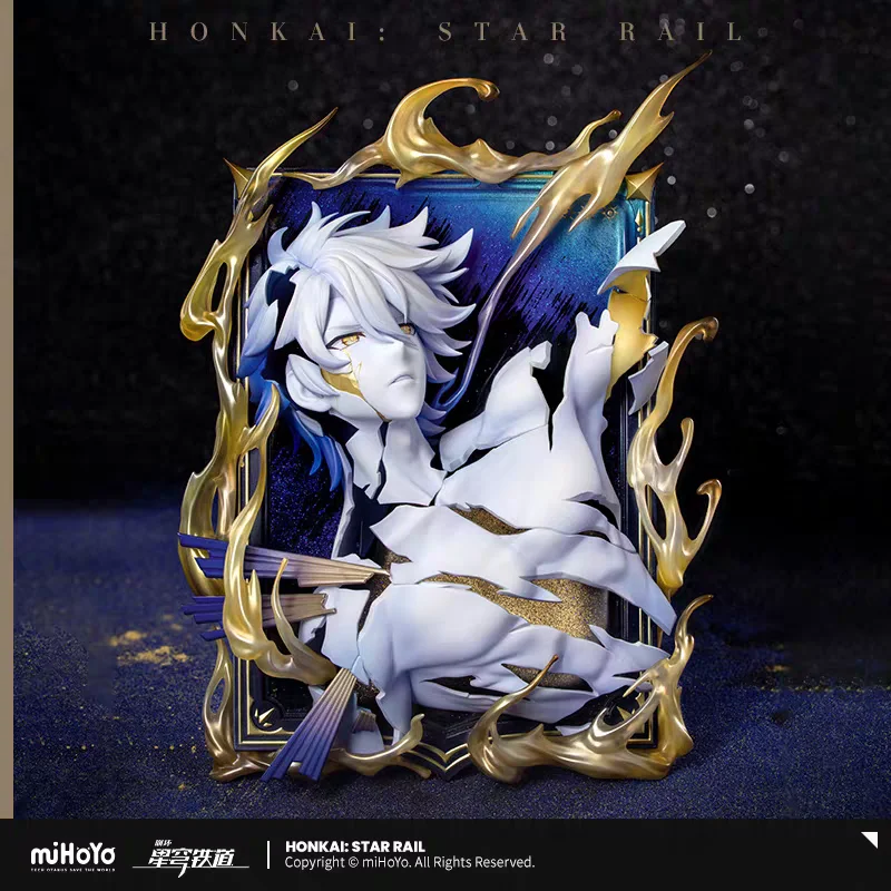 Pre Sale miHoYo Official Genuine Honkai Star Rail Phainon 3D Frame Painting The Dawn Burns So Brightly Ornaments Coplay Anime