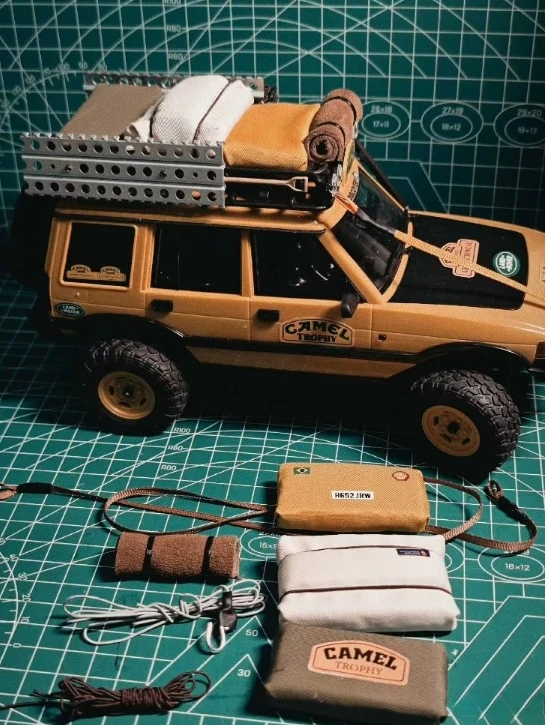 Bagagerek Sfeerdecoratie Onderdelen Voor 1/24 Rc Crawler Auto Off-Road Auto Fcx 24M Camel Cup Fms Land Rover Discovery Modificatie