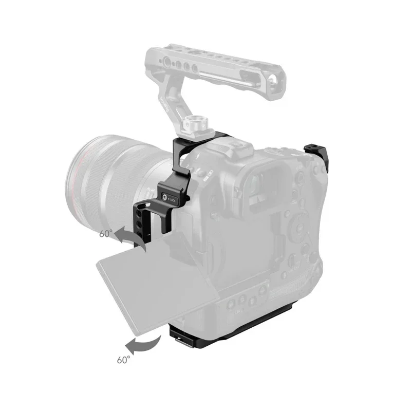 SmallRig Full-Cover Camera Cage for Canon EOS R1 Built-in Quick Release Plates for Arca-Swiss Detachable Cold Shoe Mount 5413 - Image 4