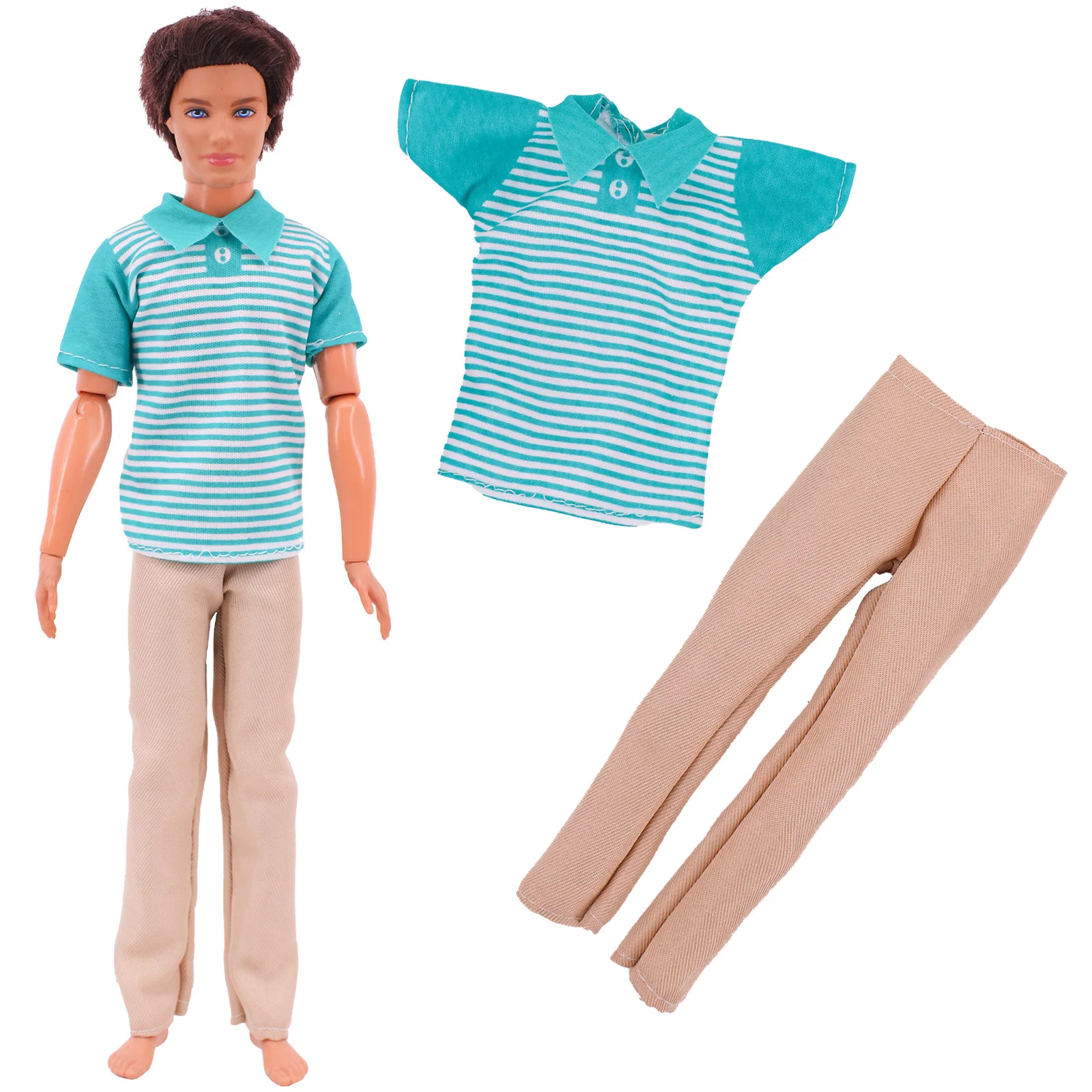 30cm Ken Puppe Kleidung Mode Anzug cooles Outfit Ken Puppen für Barbis Freund Kinder Urlaub Geschenk Puppe Kleidung Accessoires