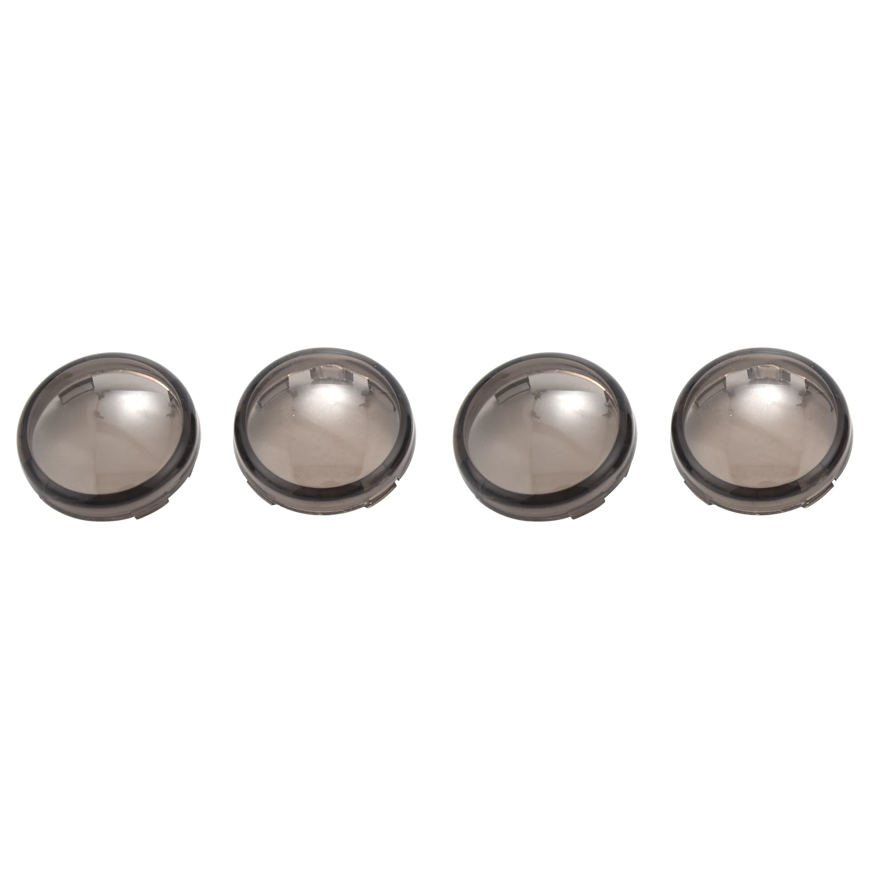 

4Pcs For Turn Signal Light Indicator Lens Cover For Sportster 1200 Touring Dyna Softail Road K Tea Black
