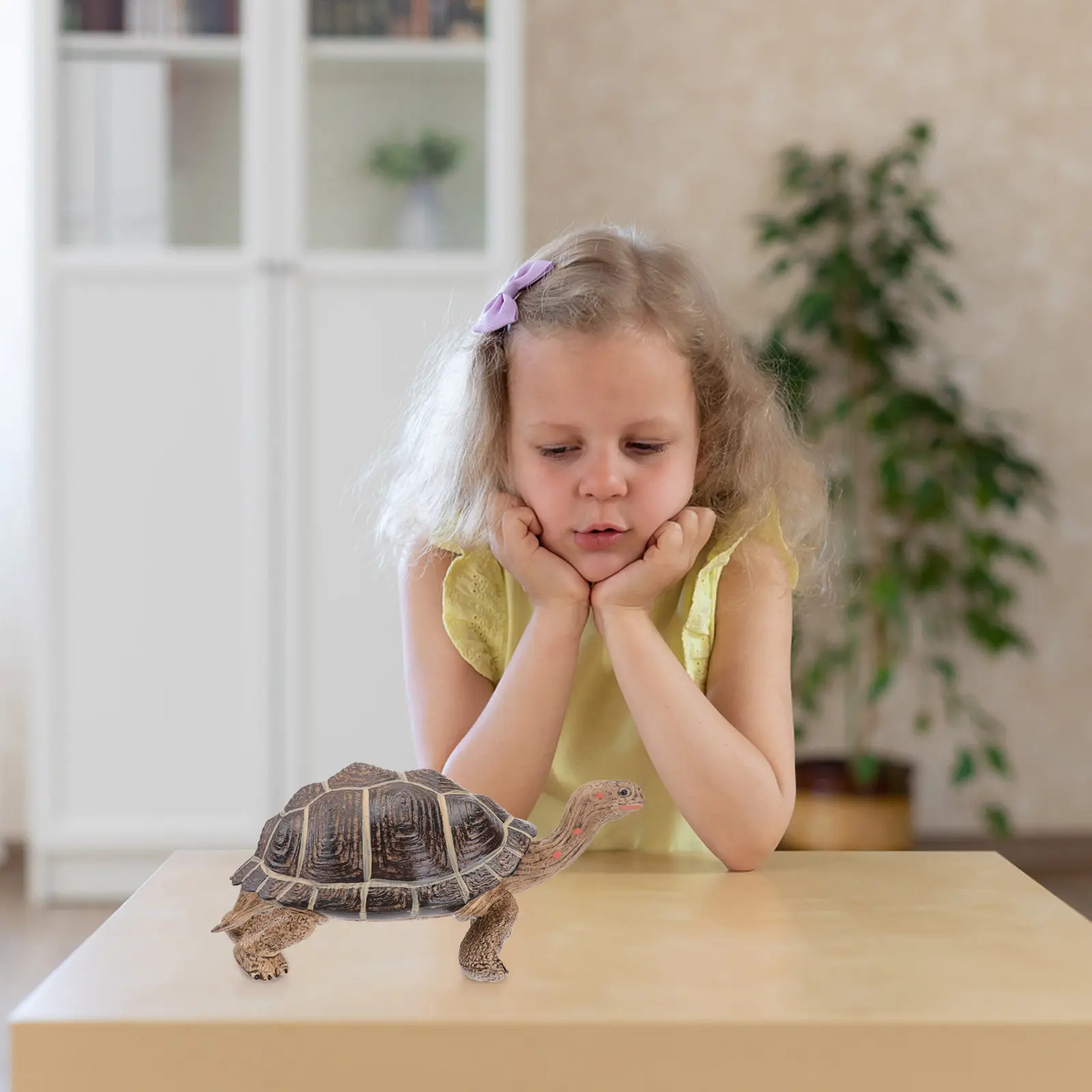 

Искусственная декоративная черепаха: реалистичная фигурка, красивое украшение для дома и офиса, креативный декор в виде дикого животного