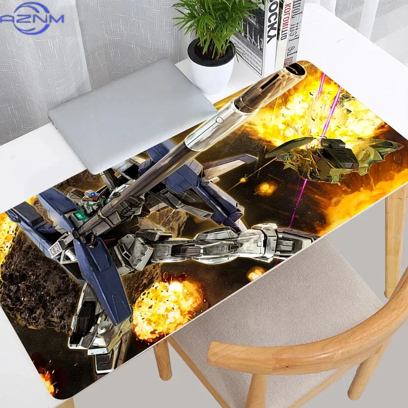Gaming Mouse Pad Computer Accessories Mechanical Warrior G-gundam M-mk II Speed Keyboard Desk Mat Designed specifically Mousepad