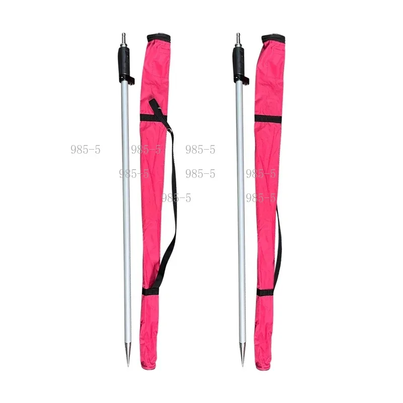 2 Pcs 2.15m Telescopic Extension Rod Precise Stretch Measuring Tool with Pointed Tip