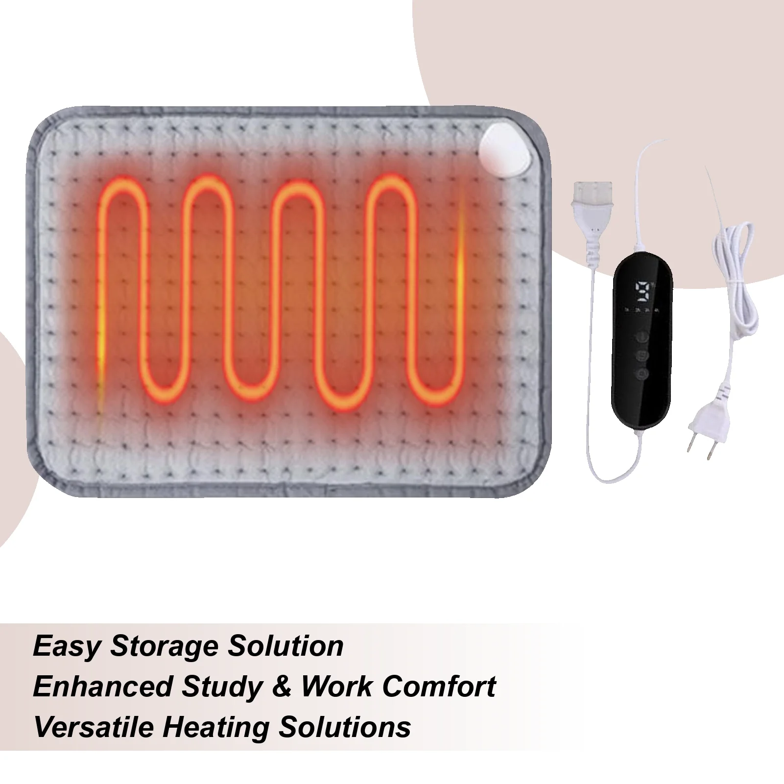 

Heated Pad Fast Warming Blanket Portable Heater Electric Body Heating Pad Leg Warmer For Neck Knee Leg Body Massage Adults