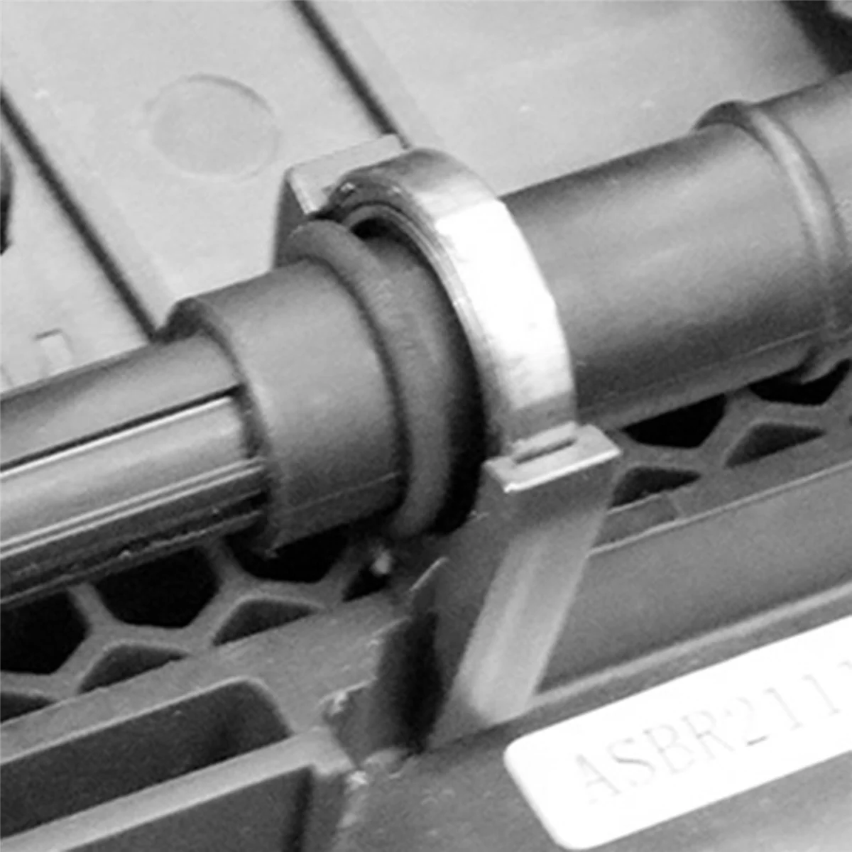 ABMF-2X مجموعة دعم عالية السرعة لعمود الإدارة المعدني AR310878 ARAC4024 لـ 1/10 ARRMA 3S 4S BLX Mega 550، أسود