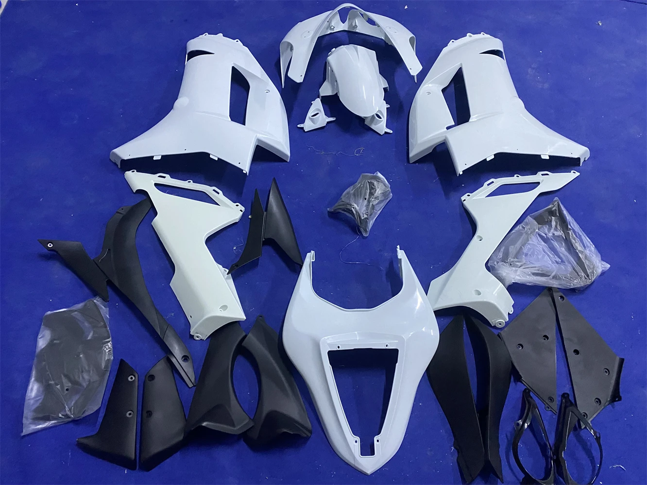 New ABS Motorcycle Fairings Kit Fit For ZX-6R 07 08 ZX6R 2007 2008 Bodywork Set  unpainted