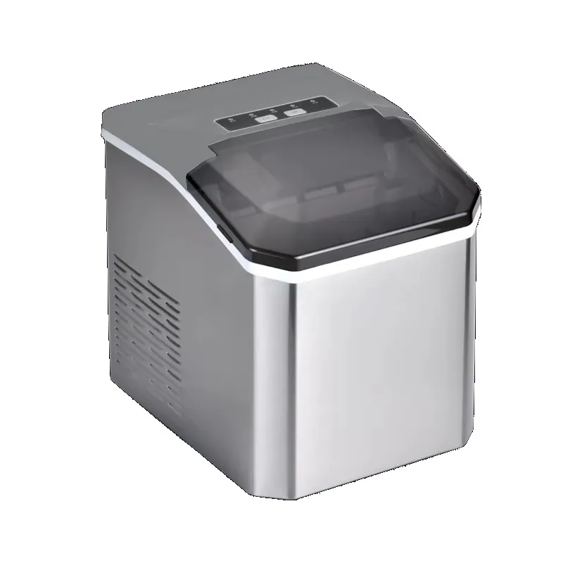 Portable Electric Ice Cube Maker Machine Counter Top with One Click Operation for Home or Hotel Use Plastic Housing