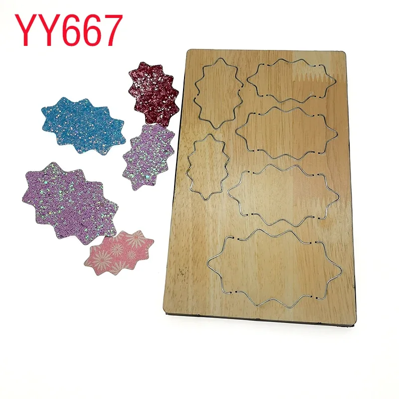 Hair clip YY667 YY Wooden Mold Scrapbook Cutting Dies Suitable For Market General Machines