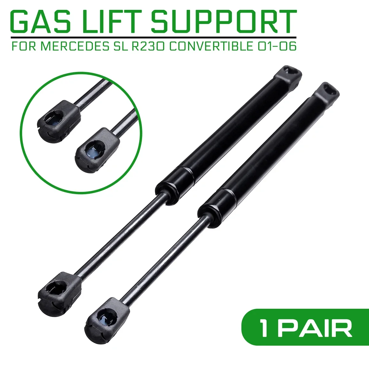 Rear Trunk Tailgate Gas Spring Shock Lift Strut Support Rod Arm Bars Bracket For Mercedes for Benz SL R230 Convertible 2001-2006