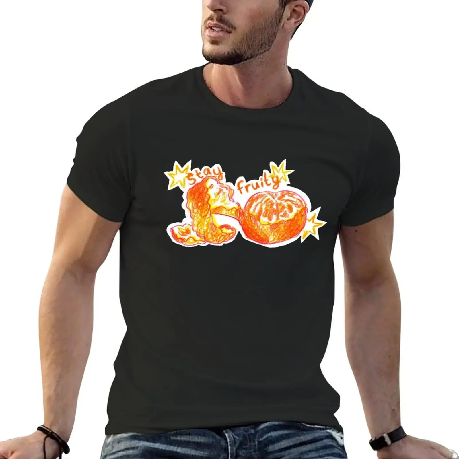 

stay fruity! T-Shirt sports fans shirts graphic blacks vintage t shirts mens workout shirts