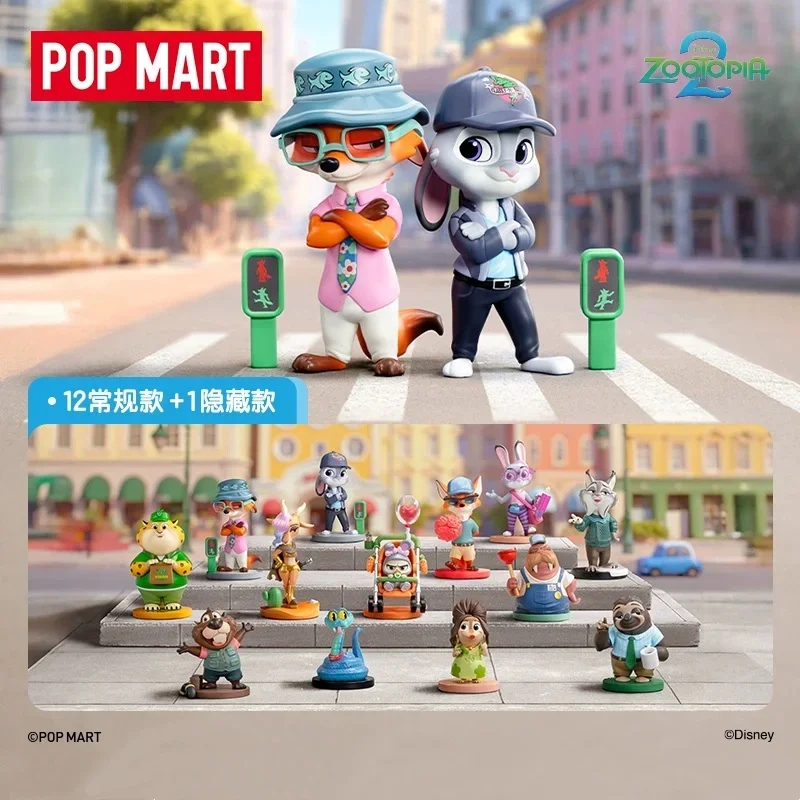 POPMART DISNEY ZOOTOPIA NEXT ADVENTURE Series Blind Box Toys Guess Bag Mystery Box Mistery Action Figure Surpresa Cute Birthday view 2