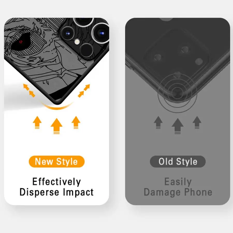 Anime Sukuna Jujutsus Kaisen Soft Edge Phone Case for Samsung Galaxy S23 FE S22 Plus S23Ultra S20 FE S22 S20 S25 S21 S25Plus S24 - náhled 4