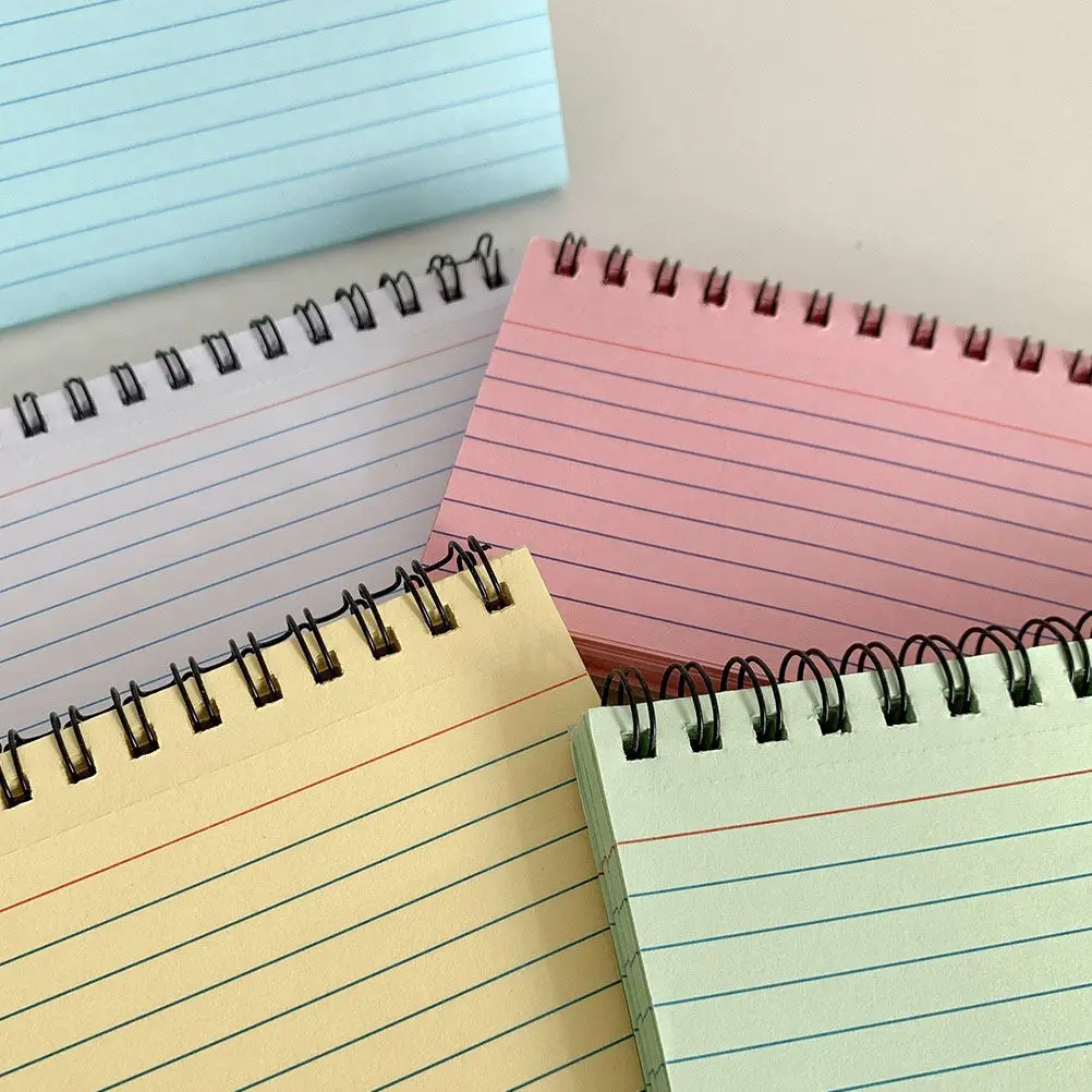 5Pcs Spiral Notepad Compact Pocket Notebook Portable Writing Pad Lightweight Small Notebook for to-Do List Daily Schedule