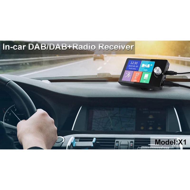 

2,8-дюймовый/+ цифровой вещательный приемник с FM-передатчиком, MP3, AUX для европейских автомобилей — цветной видеодисплей — A23U