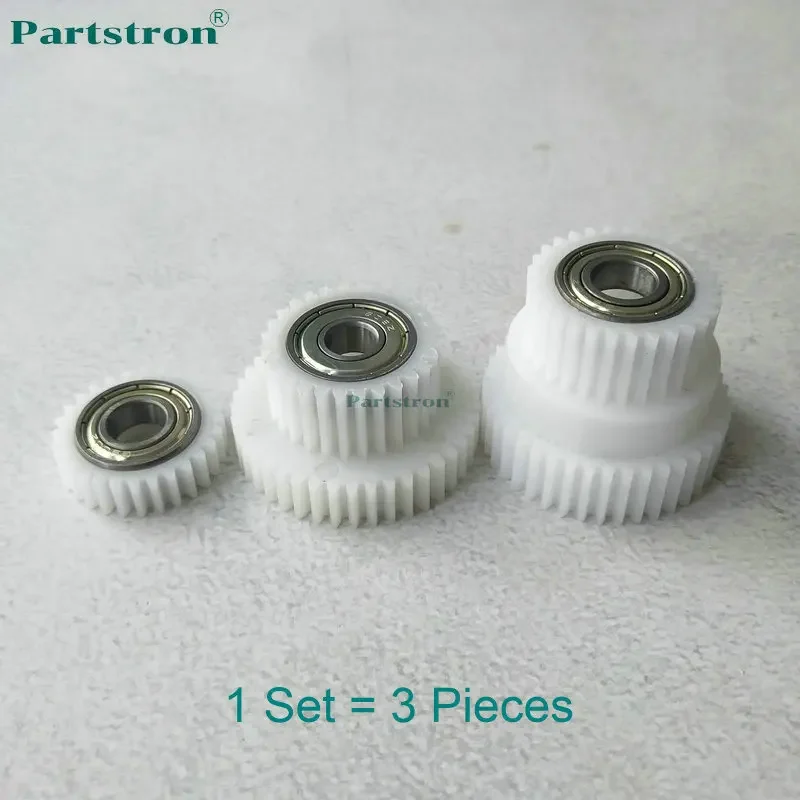 Drive Gear Kit 3Pcs 612-12208 612-82407 612-80017 For use in Riso RV RZ EV EZ RZ 200 220 230 300 310 330 370 390 530 570