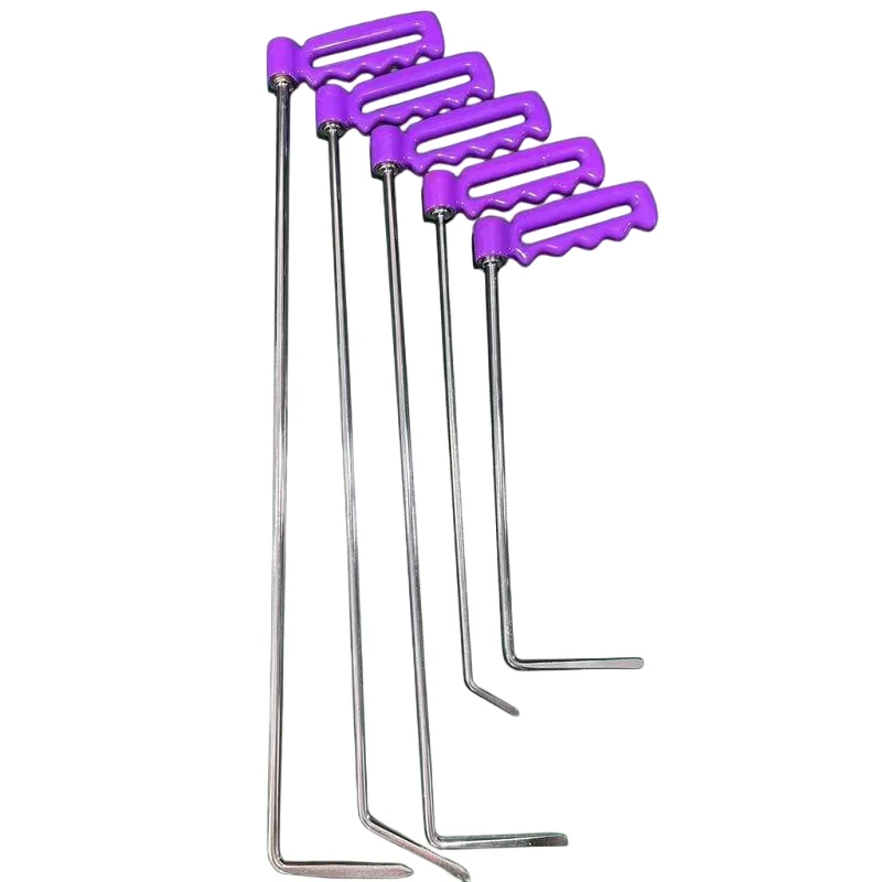 Car Dent Repair Tool 5-piece Set Rotatable Hook Body Repair Clamp Layer Dent and Scratch